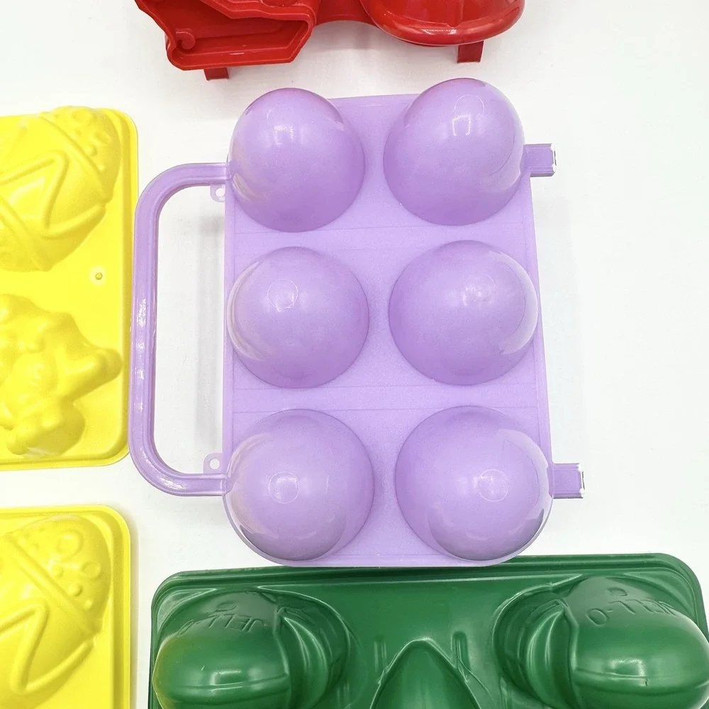 Jello Jiggler Molds Spring Easter Eggs Football Christmas Jell-O